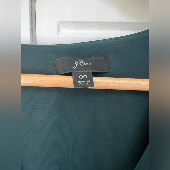 J. Crew - Silk Blouse - Emerald Green - Picture 2 of 3